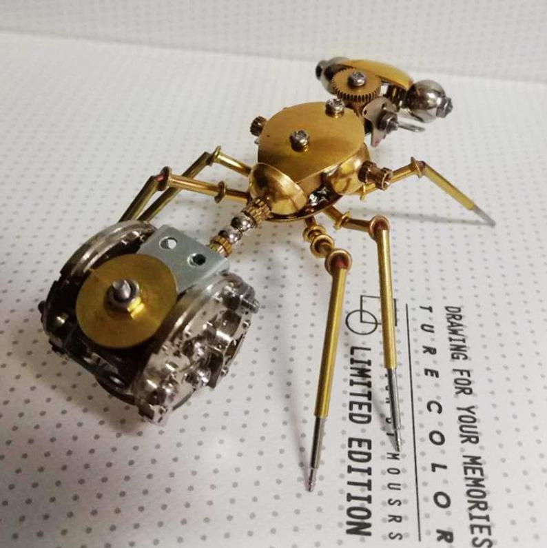 Mechanical Ant steampunk | Metal handmade finished Model decor Ornaments