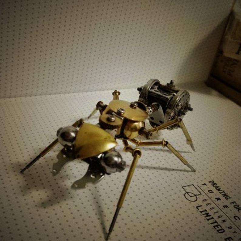 Mechanical Ant steampunk | Metal handmade finished Model decor Ornaments