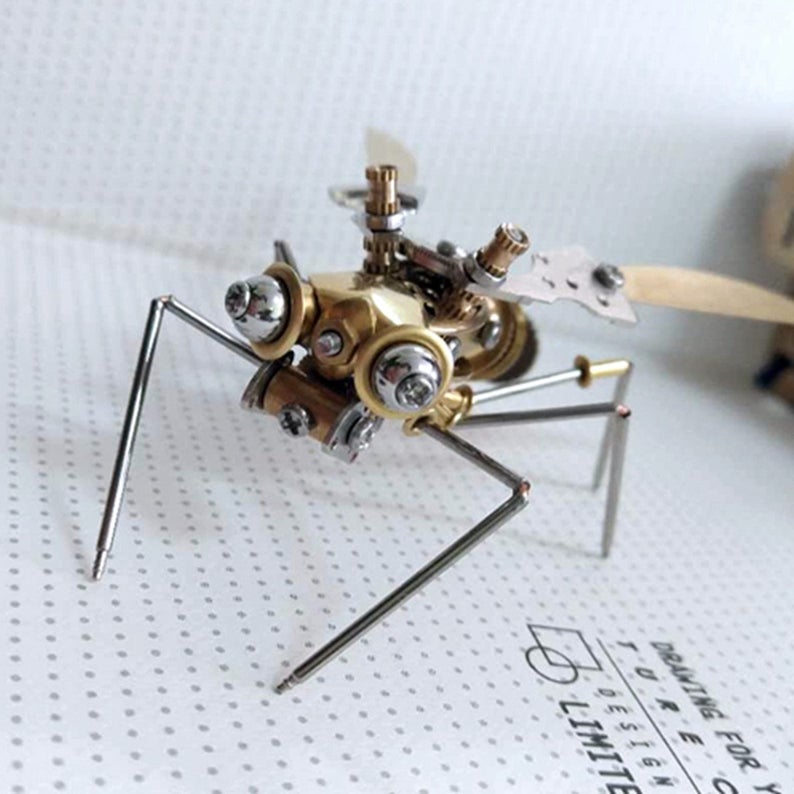 Mechanical Hornet steampunk | Metal handmade finished Model decor Ornaments