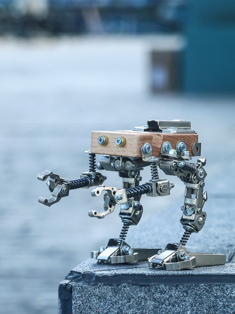 Infantry phone holder | 120 Pcs DIY Metal Mechanical Models 3D Assembly Puzzle Kits Jigsaw Crafts