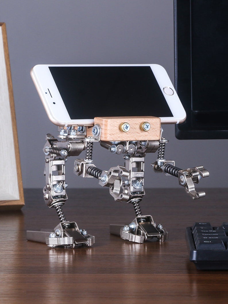 Infantry phone holder | 120 Pcs DIY Metal Mechanical Models 3D Assembly Puzzle Kits Jigsaw Crafts