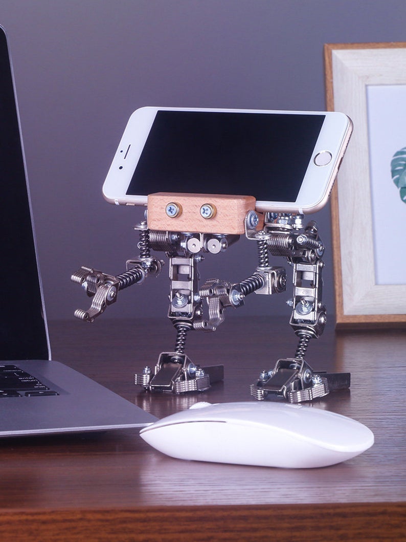 Infantry phone holder | 120 Pcs DIY Metal Mechanical Models 3D Assembly Puzzle Kits Jigsaw Crafts