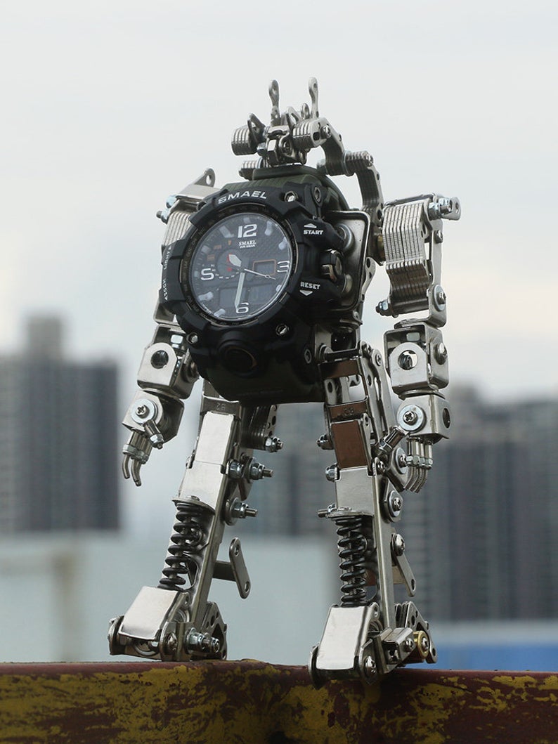 Time Machine | 220 Pcs DIY Metal Mechanical Models 3D Assembly Puzzle Kits Jigsaw Crafts