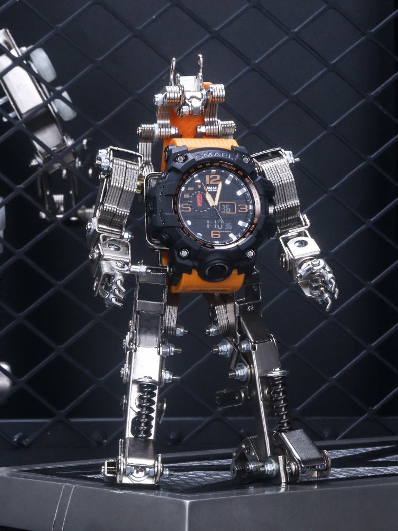 Time Machine | 220 Pcs DIY Metal Mechanical Models 3D Assembly Puzzle Kits Jigsaw Crafts