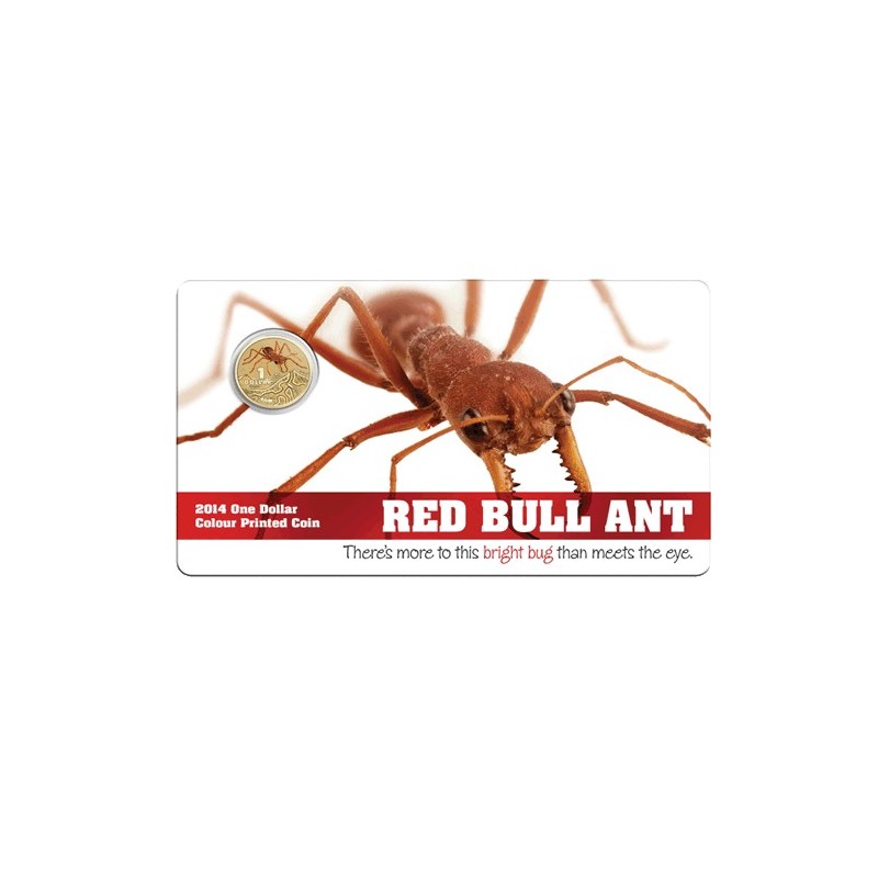 2014 $1 Bright Bugs Series Unc Coin in Card