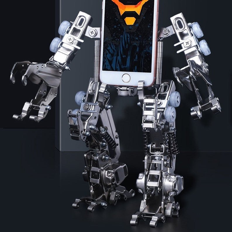 Mobile Phone Bracket forklift | 354 Pcs DIY Metal Mechanical Models 3D Assembly Puzzle Kits Jigsaw Crafts