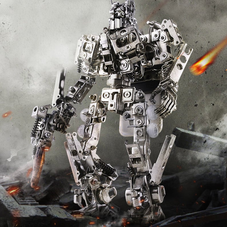 Optimus Prime| 705 Pcs DIY Metal Mechanical Models 3D Assembly Puzzle Kits Jigsaw Crafts _Difficult