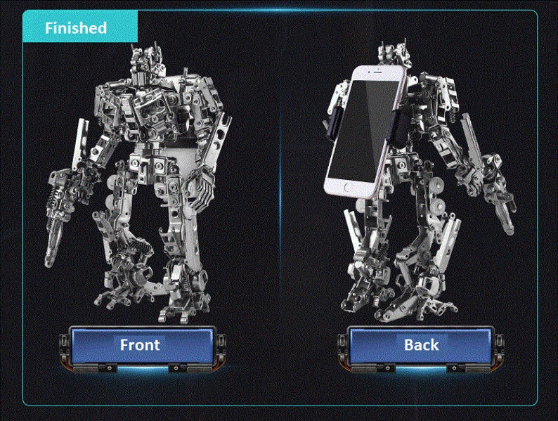 Optimus Prime| 705 Pcs DIY Metal Mechanical Models 3D Assembly Puzzle Kits Jigsaw Crafts _Difficult