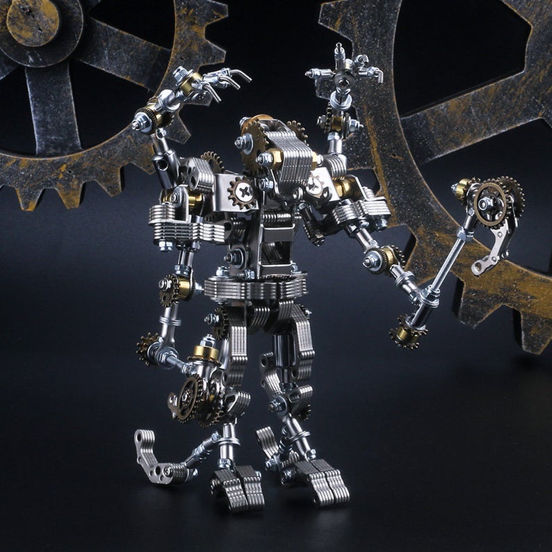 Four Claw Priest | 256 Pcs DIY Metal Mechanical Models 3D Assembly Puzzle Kits Jigsaw Crafts