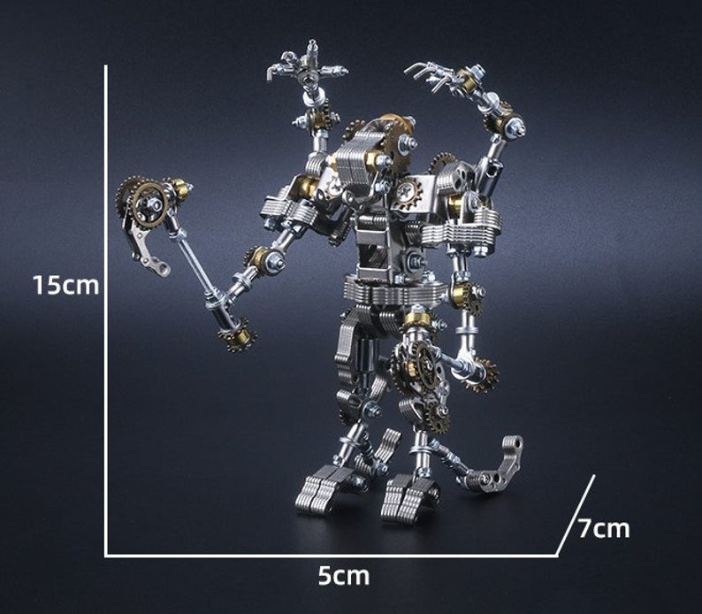 Four Claw Priest | 256 Pcs DIY Metal Mechanical Models 3D Assembly Puzzle Kits Jigsaw Crafts
