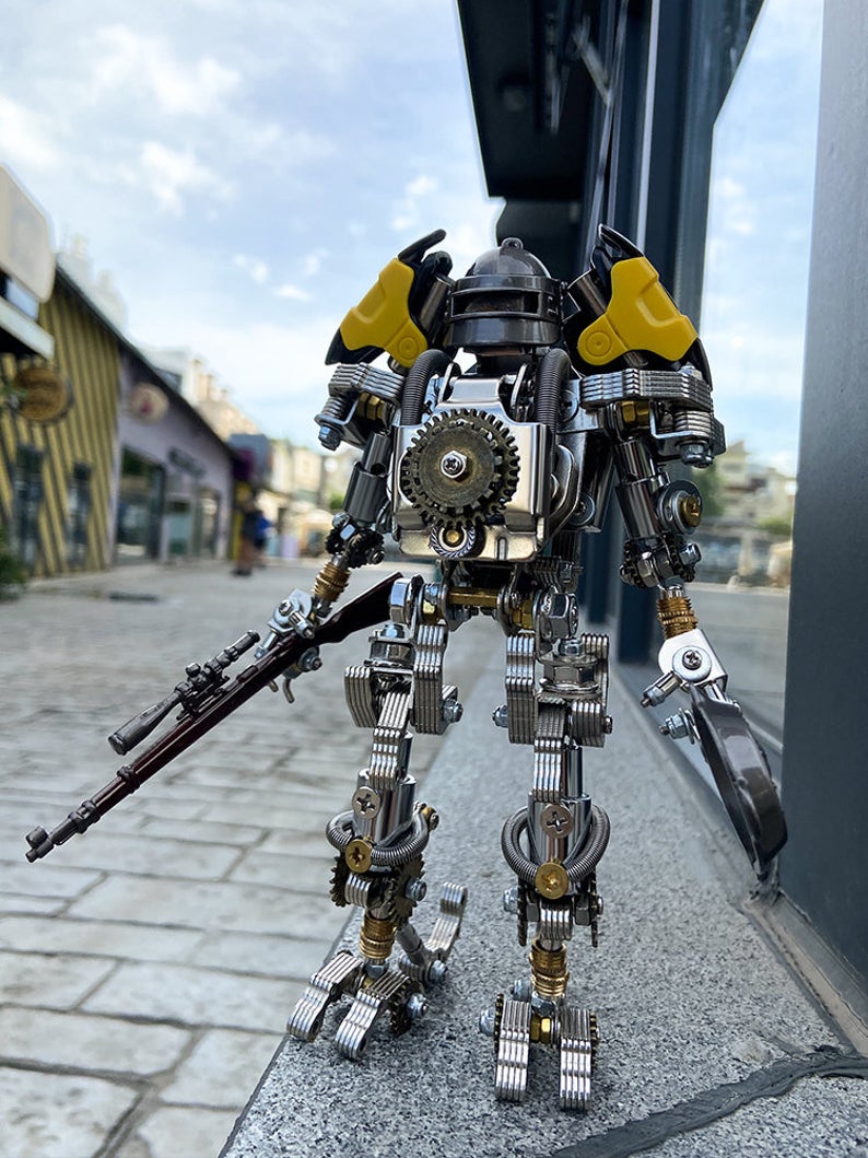 Metal Mechanical Robot | 467pcs DIY 3D Assembly Puzzle Model Kit