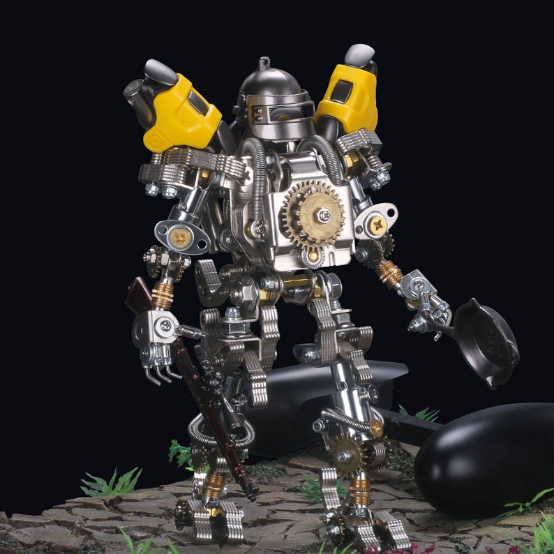 Metal Mechanical Robot | 467pcs DIY 3D Assembly Puzzle Model Kit