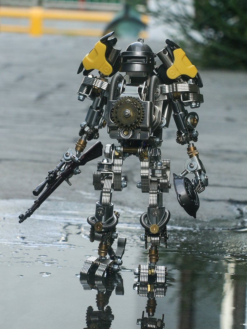 Metal Mechanical Robot | 467pcs DIY 3D Assembly Puzzle Model Kit