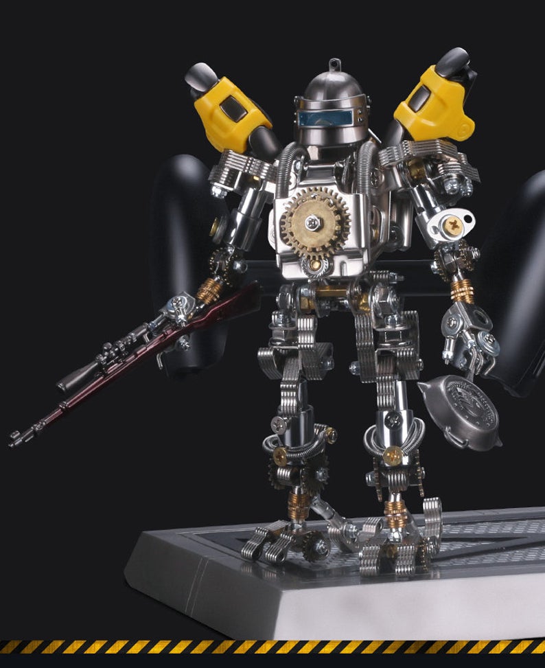 Metal Mechanical Robot | 467pcs DIY 3D Assembly Puzzle Model Kit