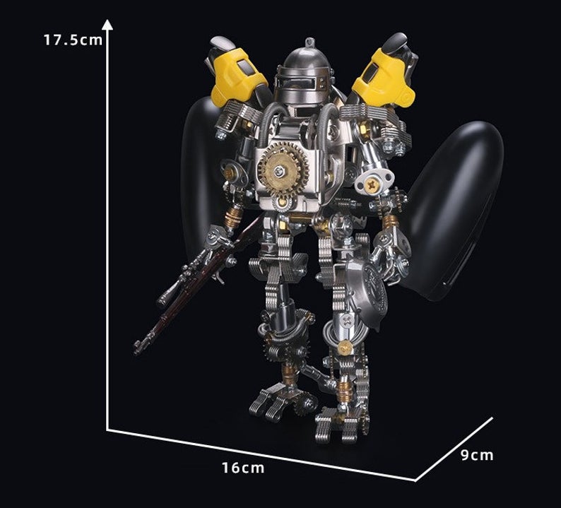 Metal Mechanical Robot | 467pcs DIY 3D Assembly Puzzle Model Kit