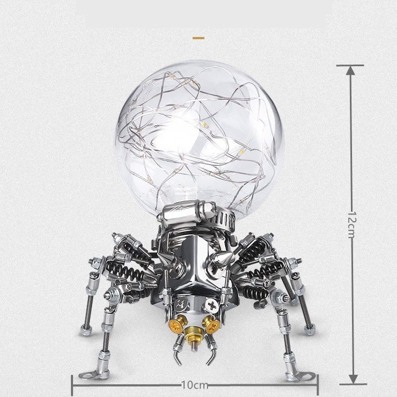 Spider steampunk | 215 Pcs Metal Insect Puzzle Model Kit 3D DIY Mechanical Assembly Jigsaw Crafts Decor