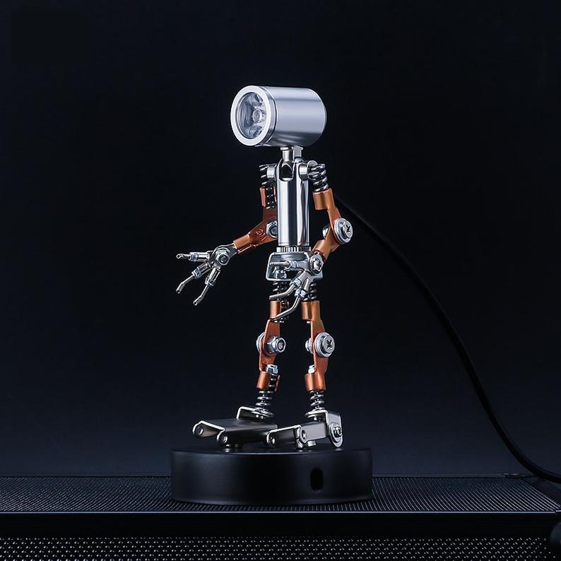 USB DIY Spotlight Steampunk | Metal Model Puzzle Model Kit Reading Light decor