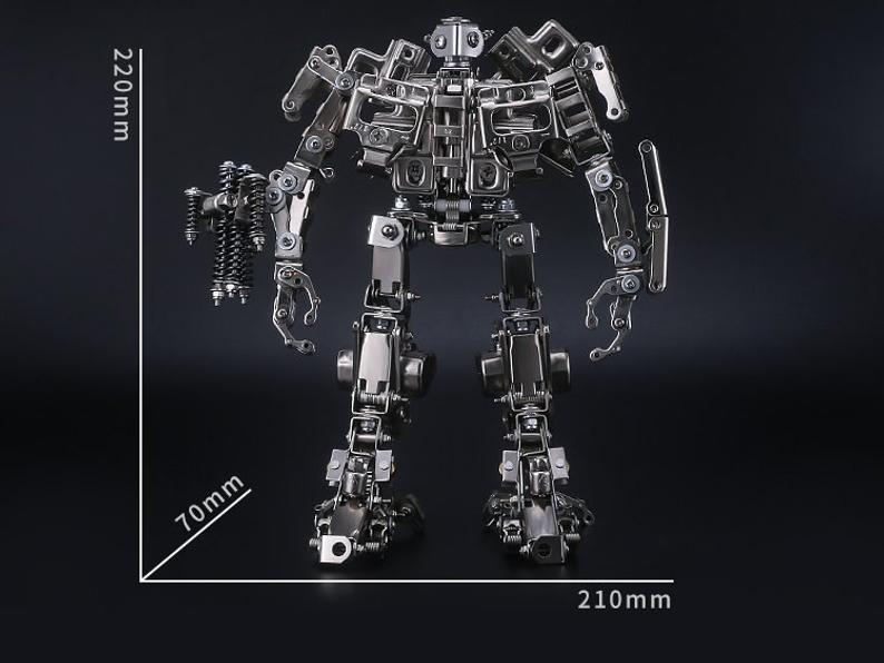 Bumblebee | 185 Pcs DIY Metal Mechanical Models 3D Assembly Puzzle Kits Jigsaw Crafts