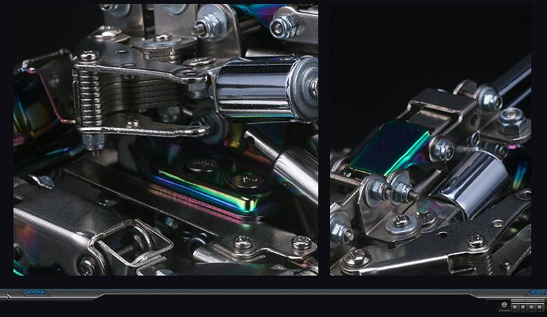 Mecha Tank | 415Pcs DIY Metal Puzzle Model Kit 3D Assembly Jigsaw Crafts Assembly Model Building Kits Kids Gift