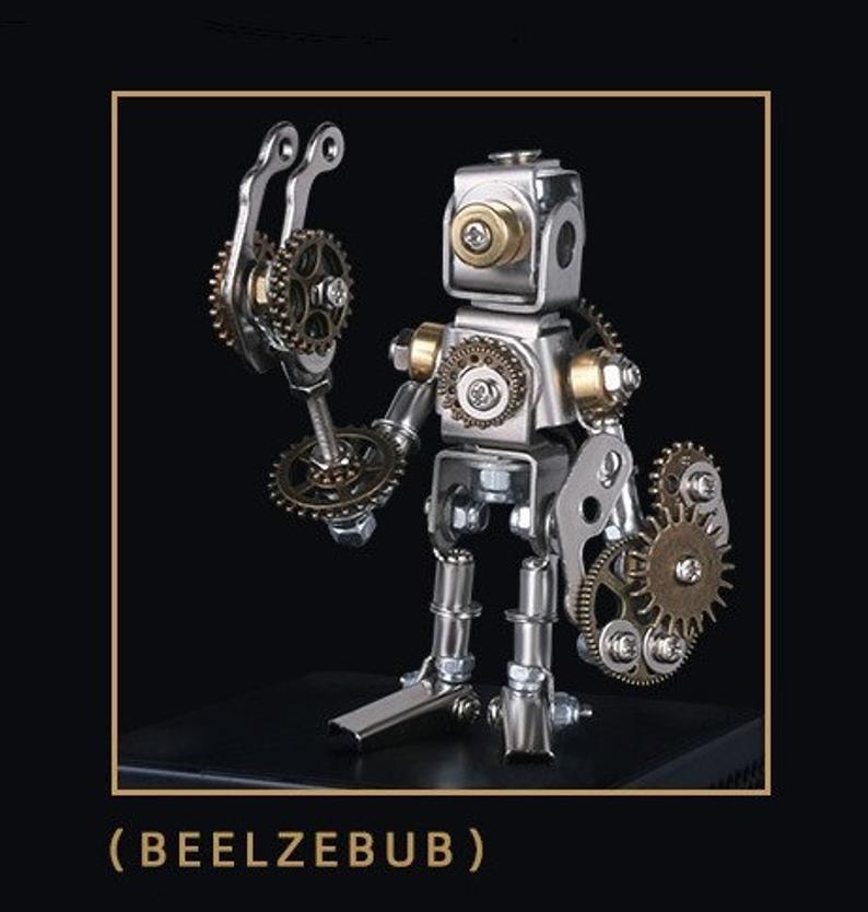 Mechanical Saints| 8Sets DIY Puzzle Model Kit 3D Assemble Jigsaw Educational Toy Kids