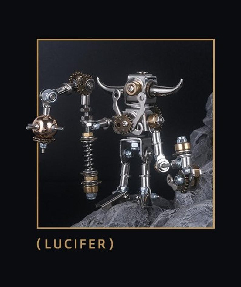 Mechanical Saints| 8Sets DIY Puzzle Model Kit 3D Assemble Jigsaw Educational Toy Kids