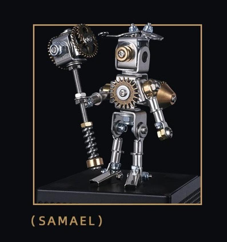 Mechanical Saints| 8Sets DIY Puzzle Model Kit 3D Assemble Jigsaw Educational Toy Kids