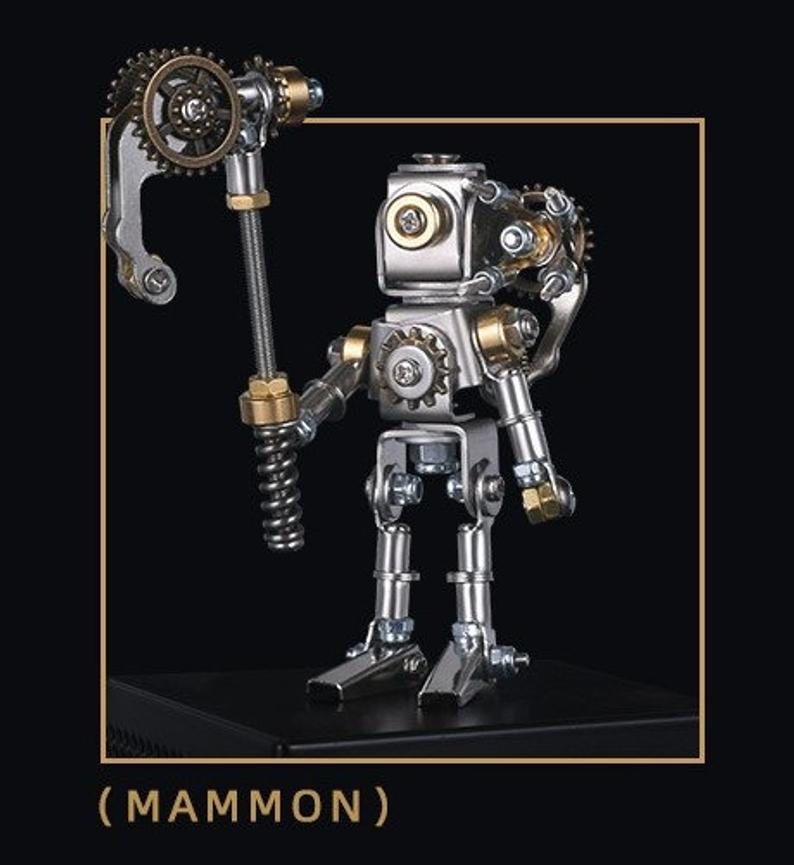 Mechanical Saints| 8Sets DIY Puzzle Model Kit 3D Assemble Jigsaw Educational Toy Kids