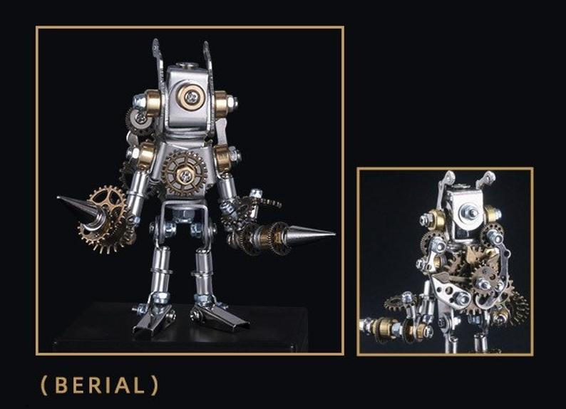 Mechanical Saints| 8Sets DIY Puzzle Model Kit 3D Assemble Jigsaw Educational Toy Kids