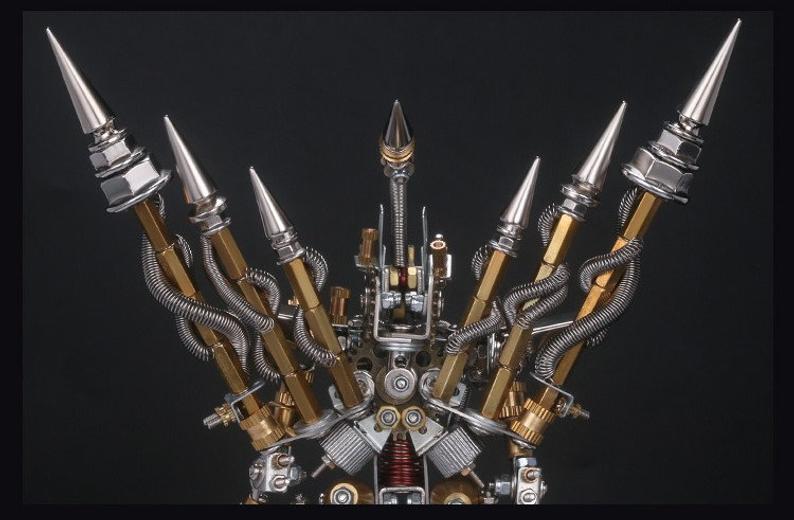 Three Kingdoms Zhao Yun | 437 Pcs Metal Puzzle Model Kit 3D DIY Mechanical Assembly Jigsaw Crafts