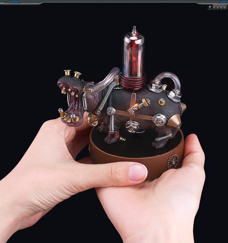Variant Hippo | 105Pcs DIY Metal Mechanical Models 3D Assembly Puzzle Kits