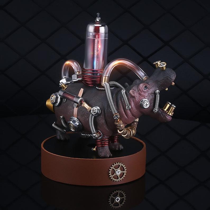 Variant Hippo | 105Pcs DIY Metal Mechanical Models 3D Assembly Puzzle Kits