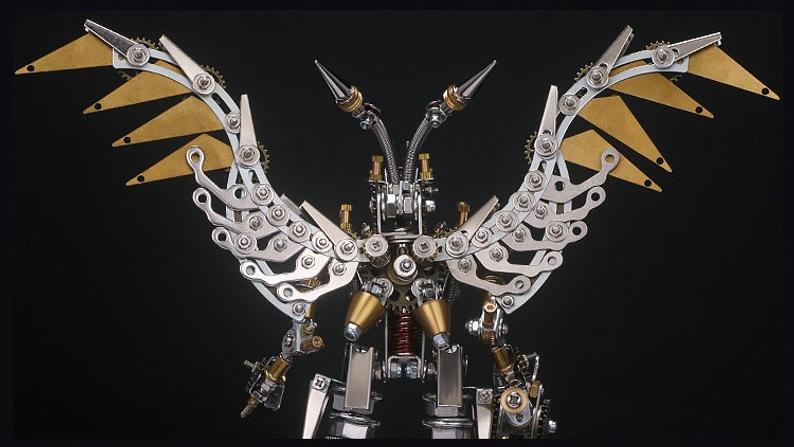 Three Kingdoms Lu Bu | 573 Pcs Metal Puzzle Model Kit 3D DIY Mechanical Assembly Jigsaw Crafts