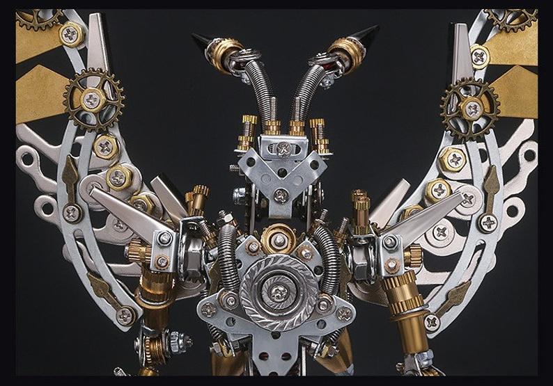 Three Kingdoms Lu Bu | 573 Pcs Metal Puzzle Model Kit 3D DIY Mechanical Assembly Jigsaw Crafts