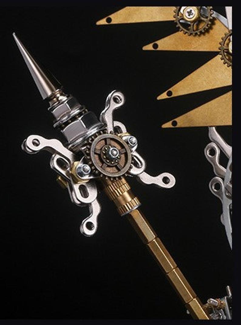 Three Kingdoms Lu Bu | 573 Pcs Metal Puzzle Model Kit 3D DIY Mechanical Assembly Jigsaw Crafts