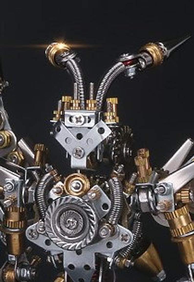 Three Kingdoms Lu Bu | 573 Pcs Metal Puzzle Model Kit 3D DIY Mechanical Assembly Jigsaw Crafts