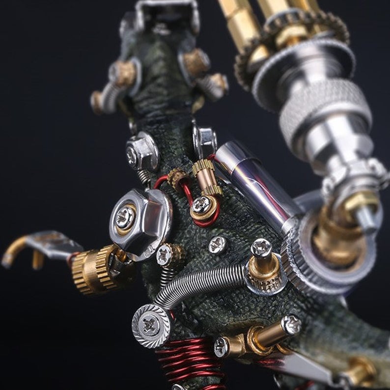 Variant Dinosaur | 136Pcs DIY Metal Mechanical Models 3D Assembly Puzzle Kits