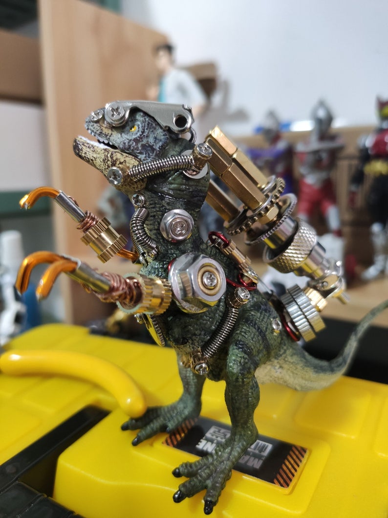 Variant Dinosaur | 136Pcs DIY Metal Mechanical Models 3D Assembly Puzzle Kits