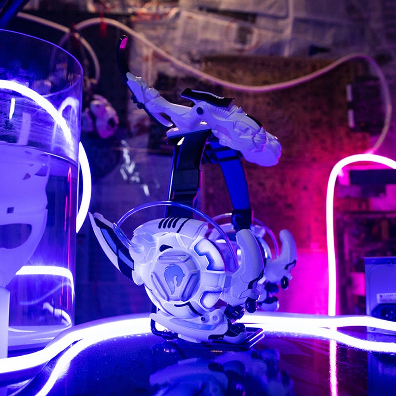 Cyberpunk Style Messenger Entertainment Mask (can Be Used In Combination With Medical Masks) Optional Bluetooth Headset Cosplay Props