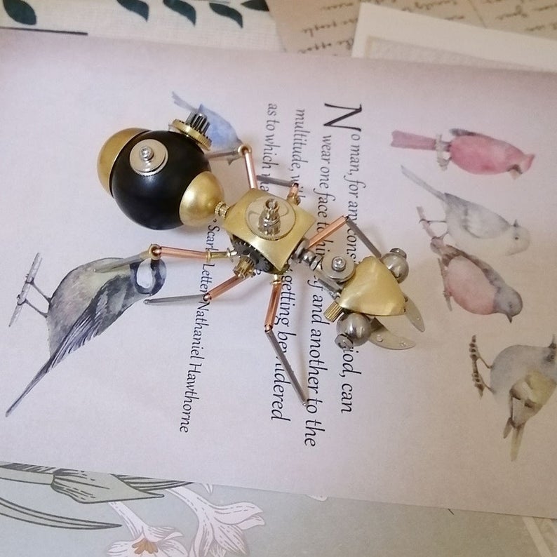 Mechanical Ant steampunk | Metal handmade finished Model decor Ornaments