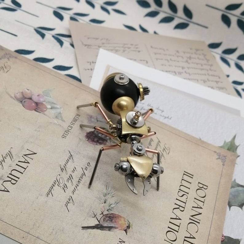 Mechanical Ant steampunk | Metal handmade finished Model decor Ornaments