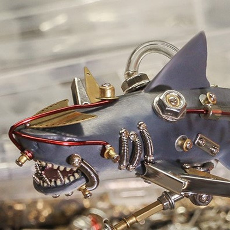 Variant Beast Shark | 217Pcs DIY Metal Mechanical Models 3D Assembly Puzzle Kits