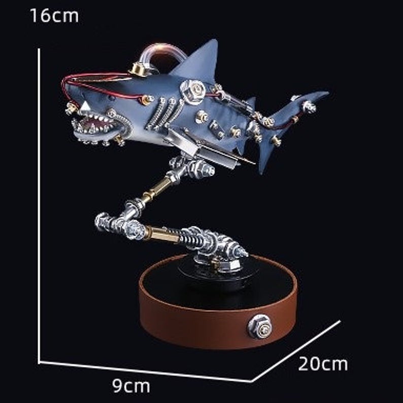 Variant Beast Shark | 217Pcs DIY Metal Mechanical Models 3D Assembly Puzzle Kits