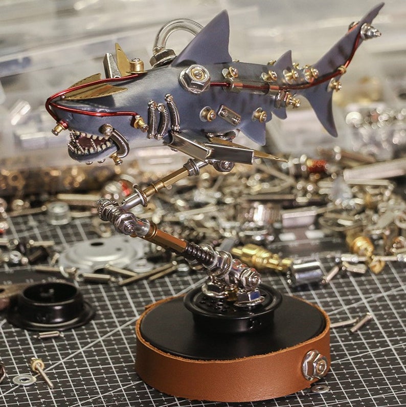Variant Beast Shark | 217Pcs DIY Metal Mechanical Models 3D Assembly Puzzle Kits