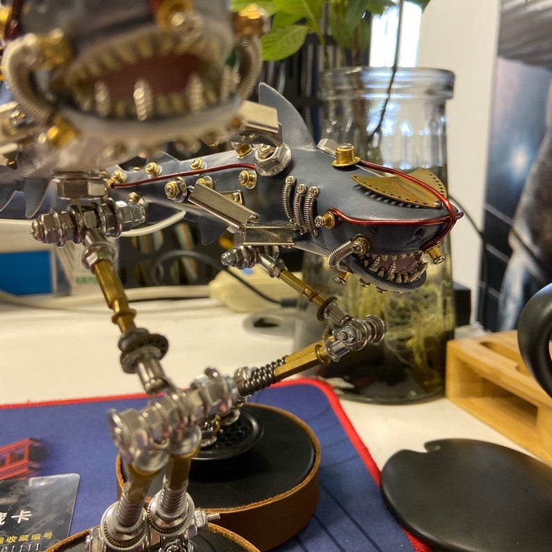 Variant Beast Shark | 217Pcs DIY Metal Mechanical Models 3D Assembly Puzzle Kits