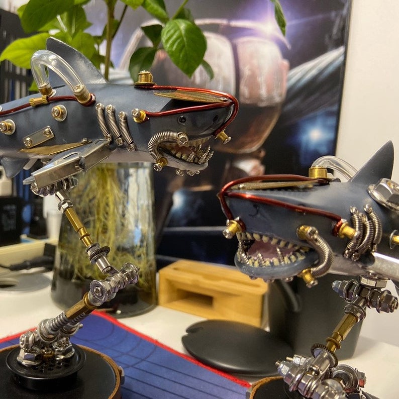 Variant Beast Shark | 217Pcs DIY Metal Mechanical Models 3D Assembly Puzzle Kits