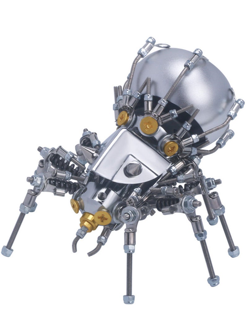 Spider steampunk | 239 Pcs Metal Insect Puzzle Model Kit 3D DIY Mechanical Assembly Jigsaw Crafts decor