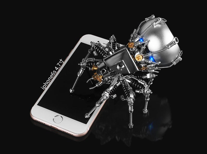 Spider steampunk | 239 Pcs Metal Insect Puzzle Model Kit 3D DIY Mechanical Assembly Jigsaw Crafts decor