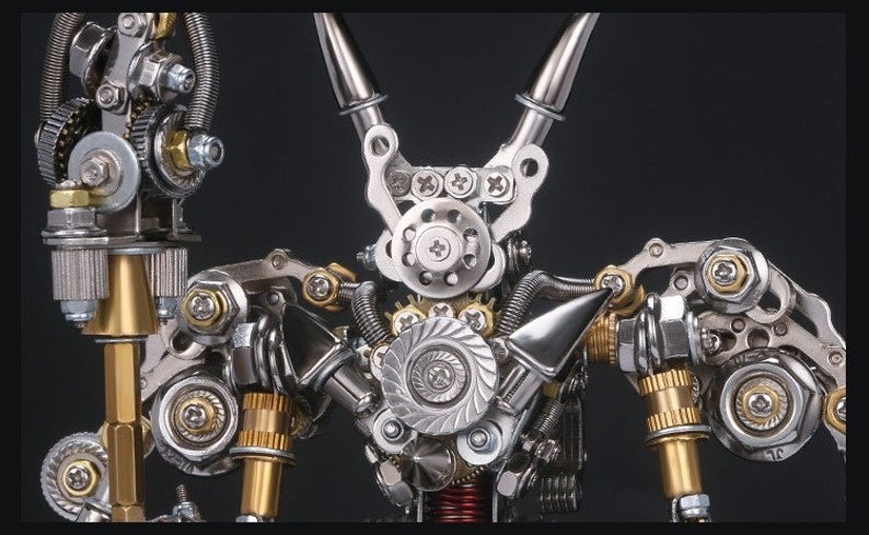 Three Kingdoms Zhang Fei | 557 Pcs Metal Puzzle Model Kit 3D DIY Mechanical Assembly Jigsaw Crafts