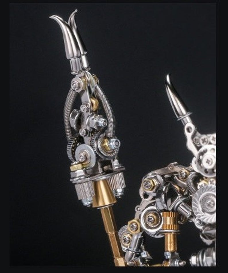 Three Kingdoms Zhang Fei | 557 Pcs Metal Puzzle Model Kit 3D DIY Mechanical Assembly Jigsaw Crafts