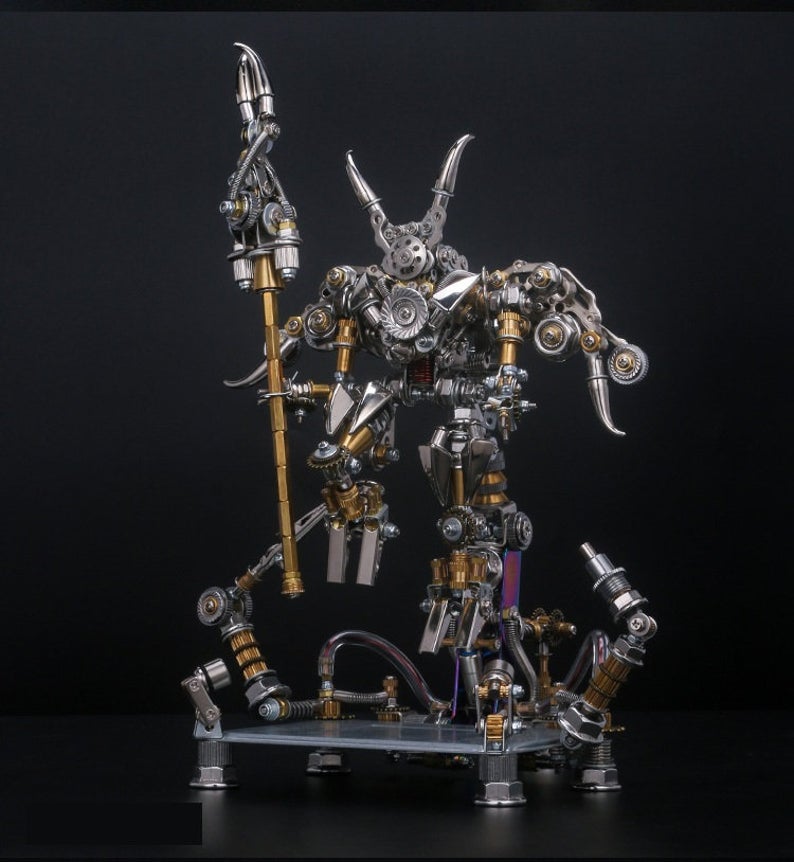 Three Kingdoms Zhang Fei | 557 Pcs Metal Puzzle Model Kit 3D DIY Mechanical Assembly Jigsaw Crafts